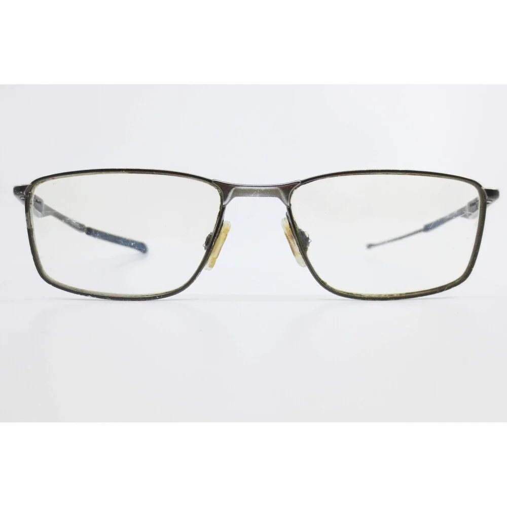 Oakley Socket 5.0 Satin Pewter Rectangular Eyeglasses OX3217-0255 55-17-136 Mens